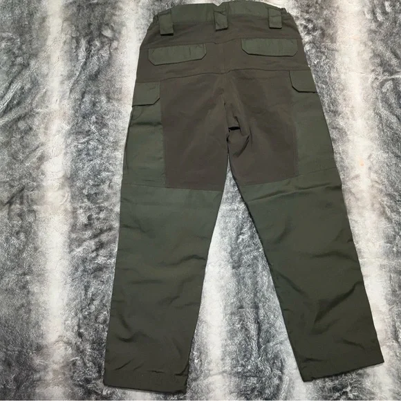 Men's Olive Green Tactical Pants - Picture 5 of 6